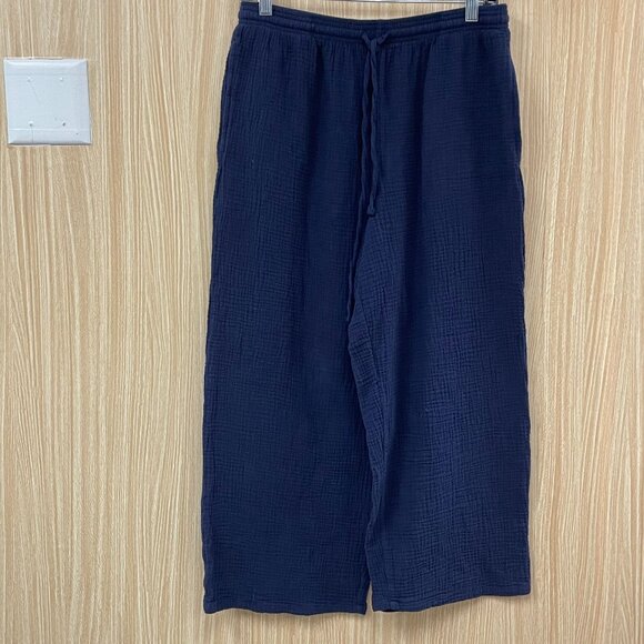 Jessica Simpson Navy Gauze Pants Size M - Picture 1 of 5